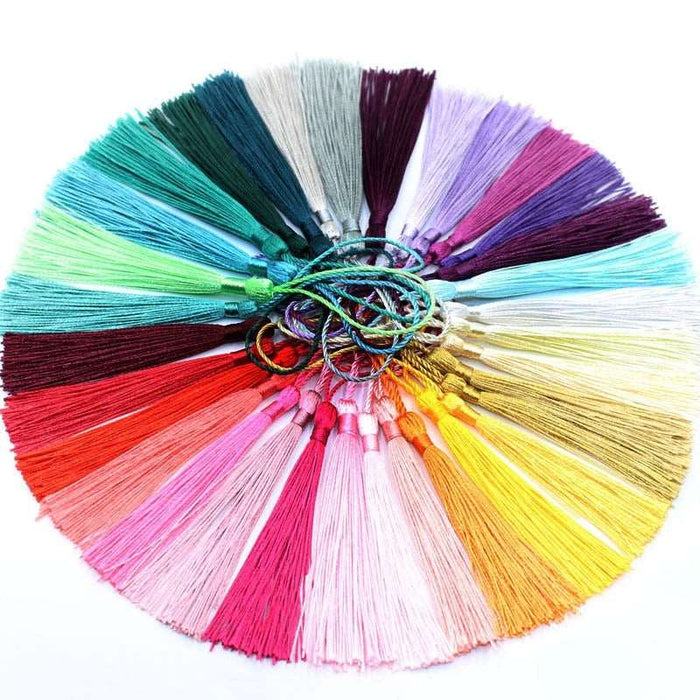 Bookmark Polyester Silk Tassels 10Pcs/pack | Mould - Resinarthub