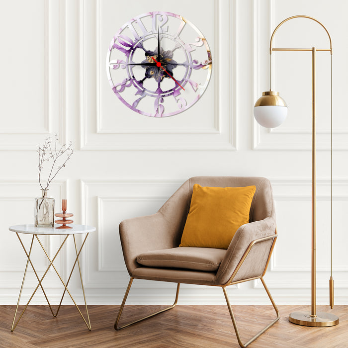 MDF Wall Clock Base (Geometric Design) |  - Resinarthub