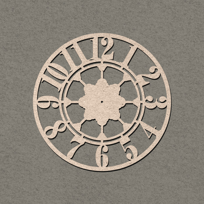 MDF Wall Clock Base (Geometric Design) |  - Resinarthub