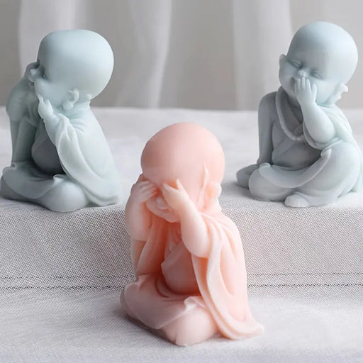 Baby Buddha Shaped Silicone Candle Mold | Mould - Resinarthub