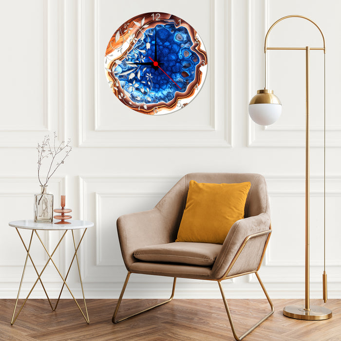 MDF Wall Clock Base (Floral Design) | Surfaces - Resinarthub