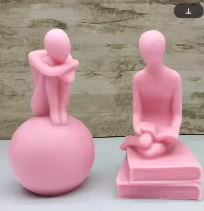 Alone Human Silicone Mold for Candle Making | Mould - Resinarthub