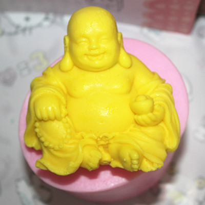 Laughing Buddha Shaped Silicone Candle Molds | Mould - Resinarthub