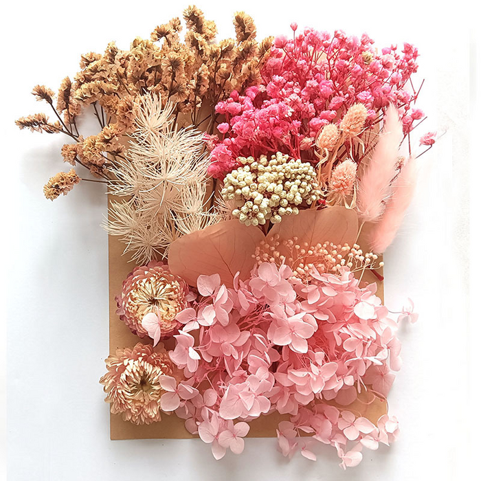 Colorful Dried Flowers and Leaves for Resin Art And Candle Making