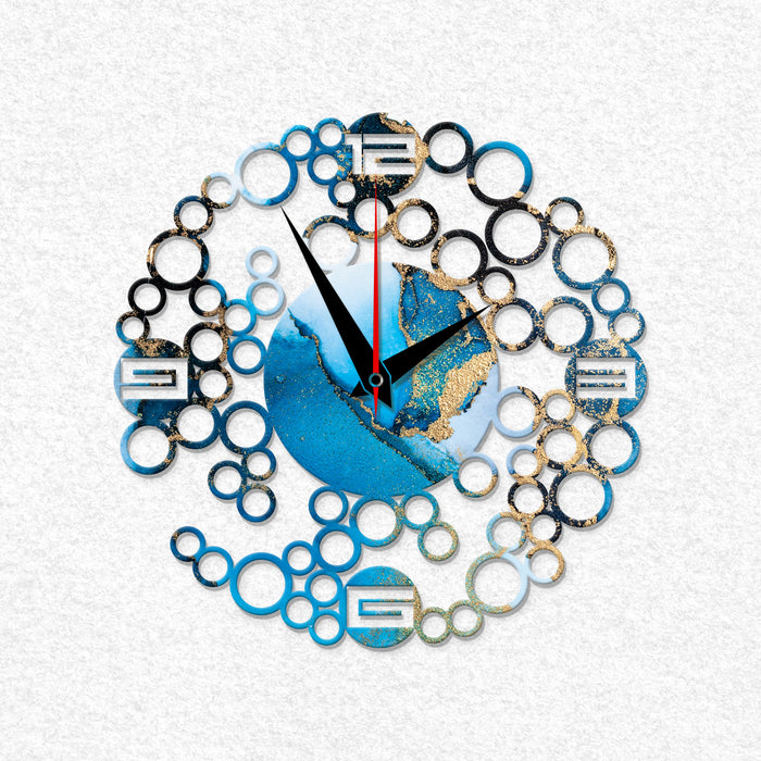 Bubble Shaped MDF Wall Clock Base 50cm (Dia) | Surfaces - Resinarthub