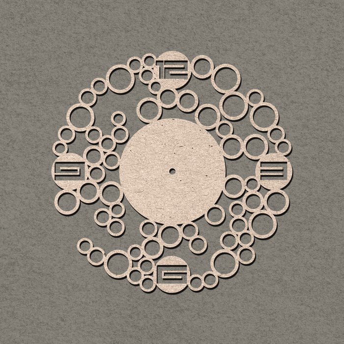 Bubble Shaped MDF Wall Clock Base 50cm (Dia) | Surfaces - Resinarthub