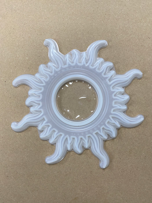 New Moon Sun Shape Mirror Silicone Mould | Tools - Resinarthub