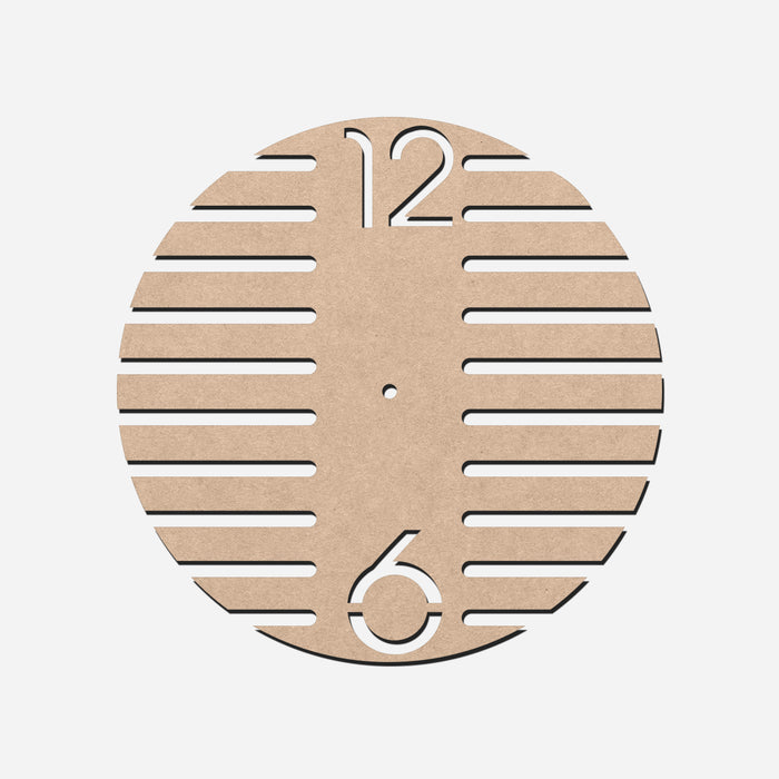 2 Digits MDF Wall Clock Base 50cm (Dia) | Surfaces - Resinarthub