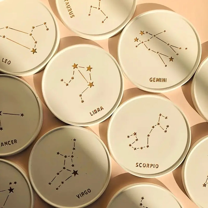 Zodiac Coaster Silicone Mold for Jesmonite Art | Mould - Resinarthub