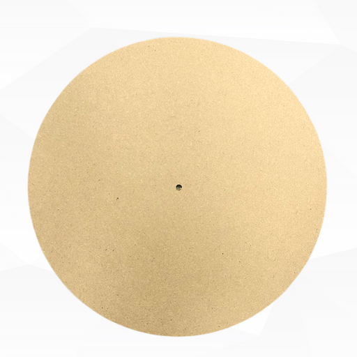 MDF Wall Clock Board Base Brown (3 Style) | Surfaces - Resinarthub