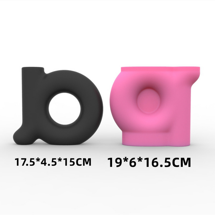 Donut Shaped Silicone Vase Mold for Jesmonite Art | Mould - Resinarthub