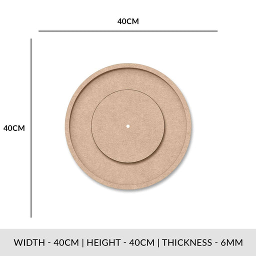 3 in 1 Clock Base Mdf Board | Surfaces - Resinarthub