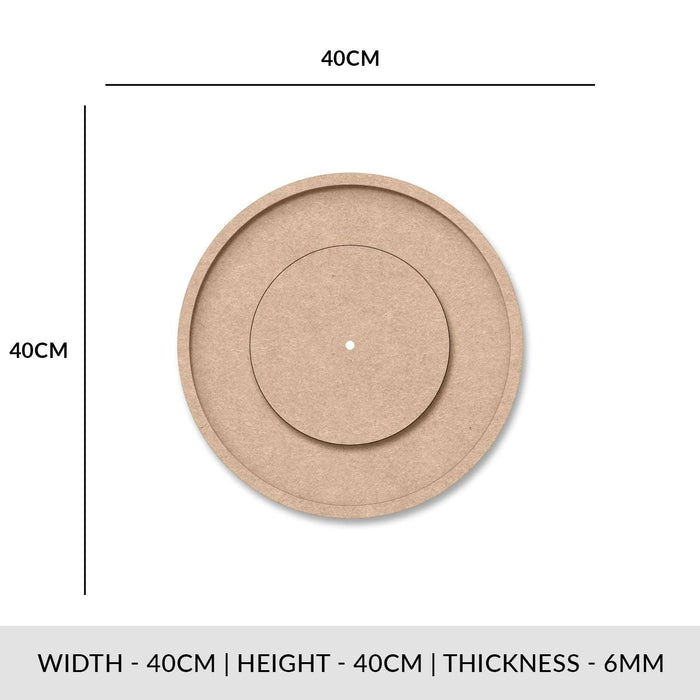 3 in 1 Clock Base Mdf Board | Surfaces - Resinarthub