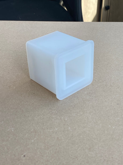 Small Candle Holder or Pen Holder Silicone Mold | Mould - Resinarthub