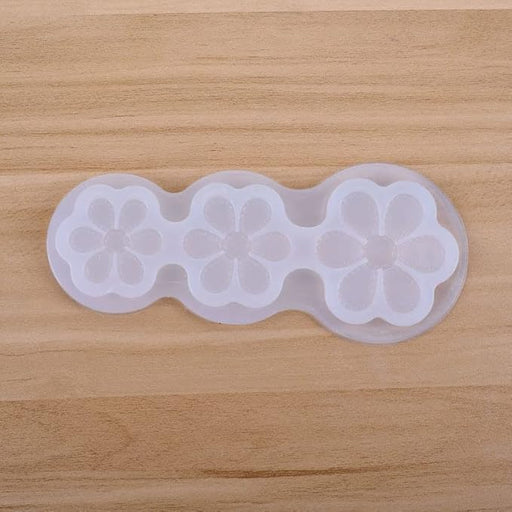 3 Cavity Frosted Flower Mold for Pendants Jewelry Making (2 variants) | Mould - Resinarthub