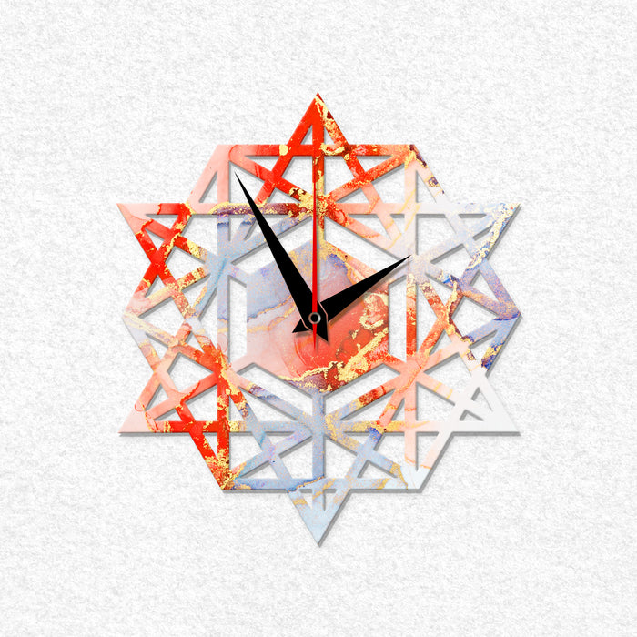 Triangle Loop MDF Wall Clock Base 50cm | Surfaces - Resinarthub