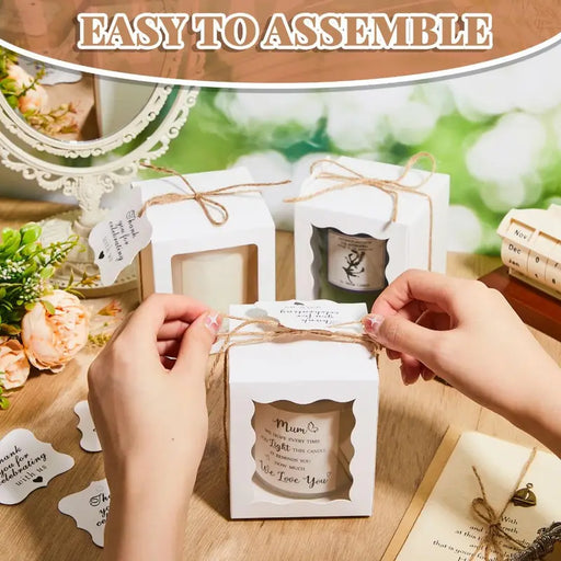 Candle Gift Boxes with Clear Window |  - Resinarthub