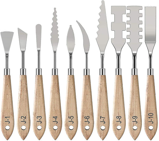 10pc Palette Knife for Art | Tools - Resinarthub