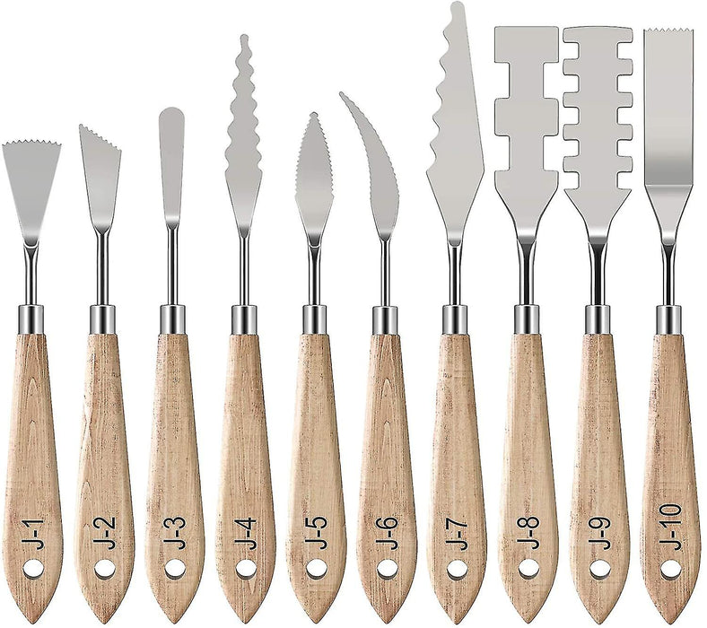10pc Palette Knife for Art | Tools - Resinarthub