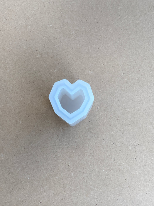 Small Candle Holder or Pen Holder Silicone Mold | Mould - Resinarthub
