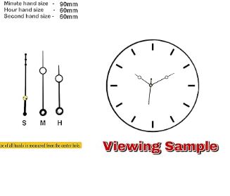 Round Archer Shape Clock Hand/Needle | Boards and Clock Accessories - Resinarthub