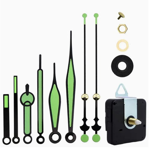 Luminous Green Clock Hands for Resin Clock Art (hands only) | Boards and Clock Accessories - Resinarthub