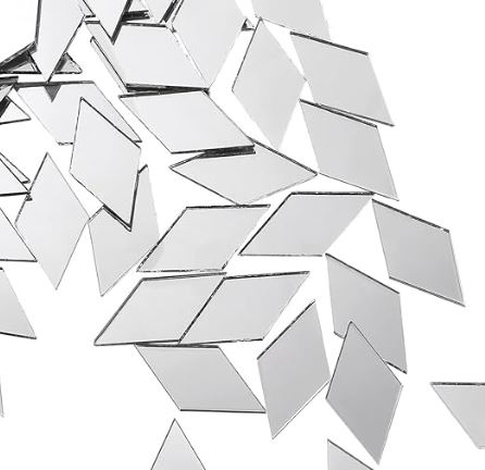 Mirror cuts for Art & Craft - Diamond | Fillings - Resinarthub