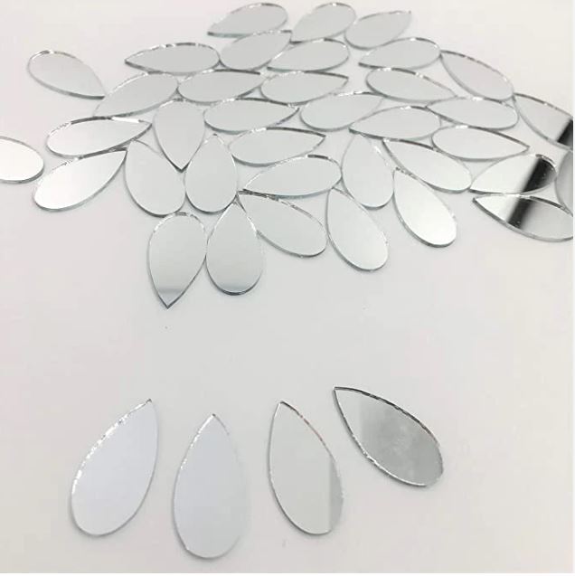 Mirror cuts for Art & Craft- Almond | Fillings - Resinarthub