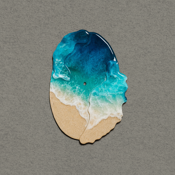 Oval Geode Clock Base