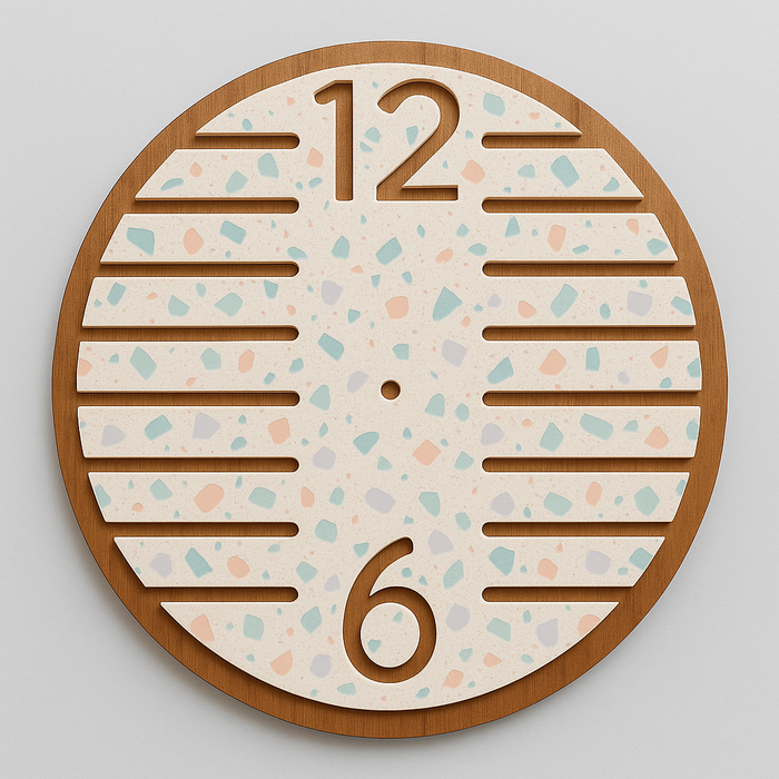 MDF Wall Clock Base 50cm (Dia)
