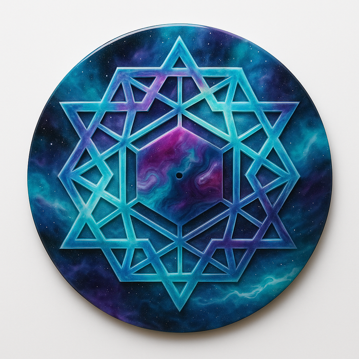 Triangle Loop MDF Wall Clock Base 50cm