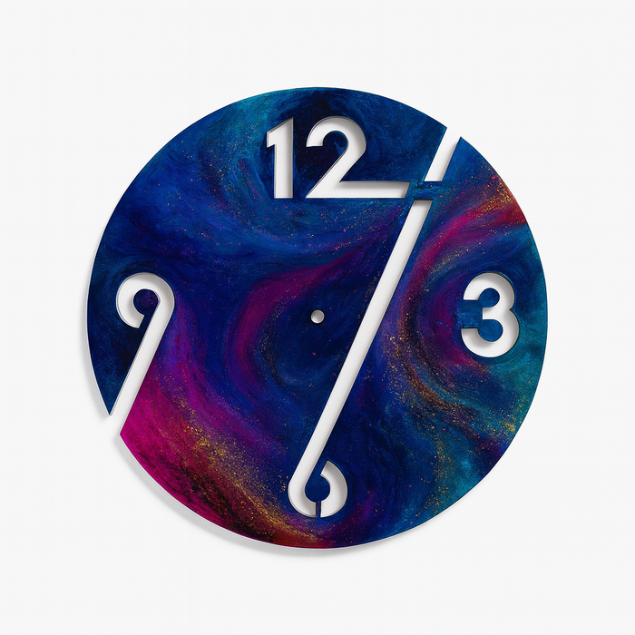 4 Digits MDF Wall Clock Base 50cm (Dia)