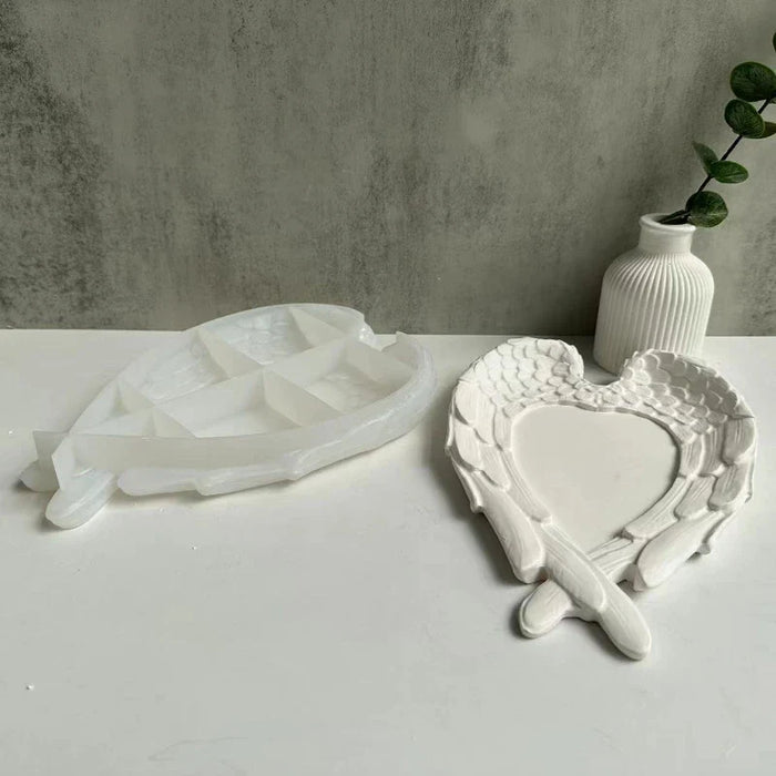 Wings Mirror Tray Silicone Mould | Mould - Resinarthub