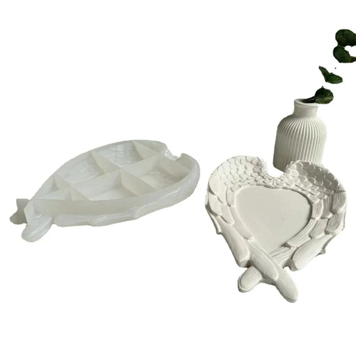 Wings Mirror Tray Silicone Mould | Mould - Resinarthub