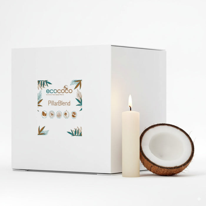 EcoCoco Pillar Blend - Coconut Candle Wax | EcoSoya - Resinarthub