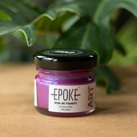 Fuchsia Pink (Metallic) - Mini Pigment Paste -20g | Pigment - Resinarthub