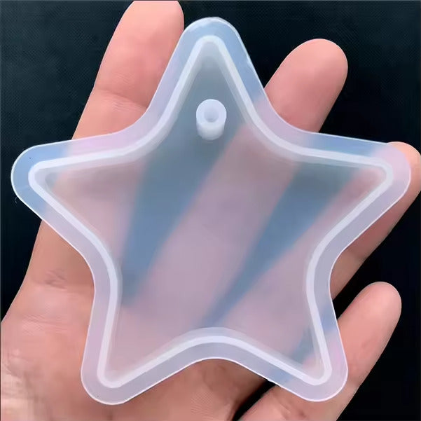 Big Scalloped Tag Silicone | Mould - Resinarthub