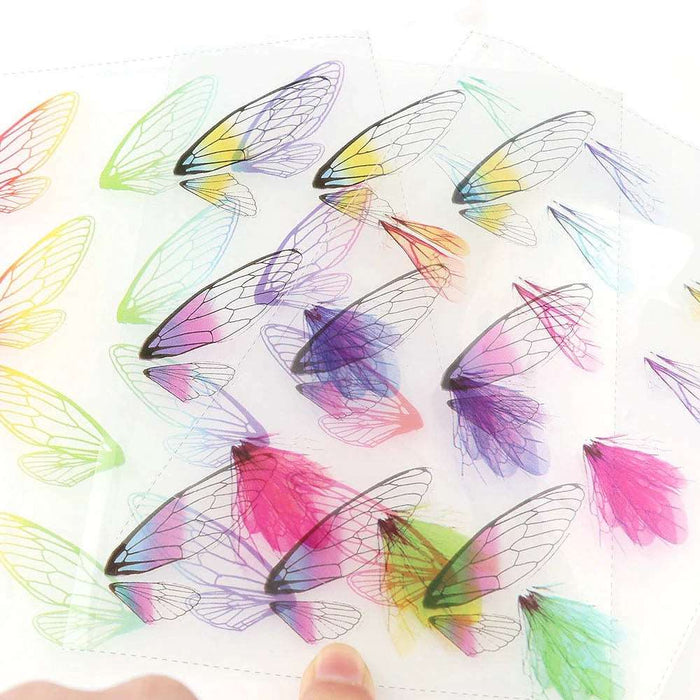 Cicada Wings Transparent Material Filling Tool Sticker for jewelry art craft (5pc) | Fillings - Resinarthub