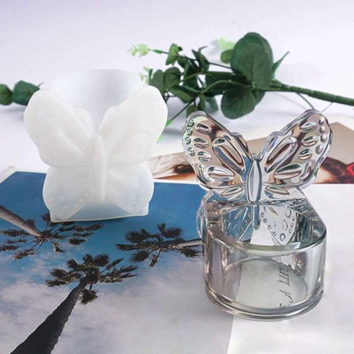 Butterfly 3D Box Mirror Silicone Mold | Mould - Resinarthub