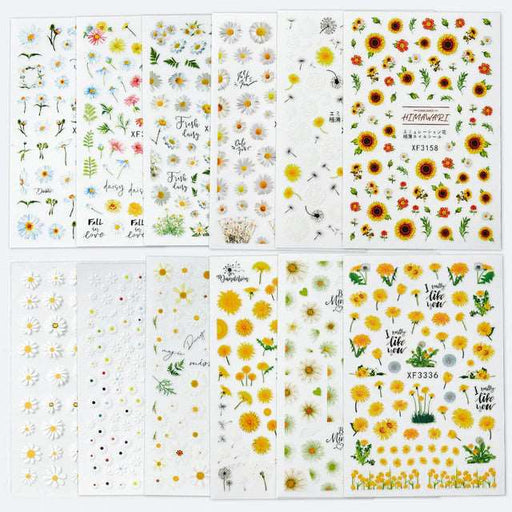 Decorate Stickers Silicone Resin Supplies Kit 12 pcs | Fillings - Resinarthub