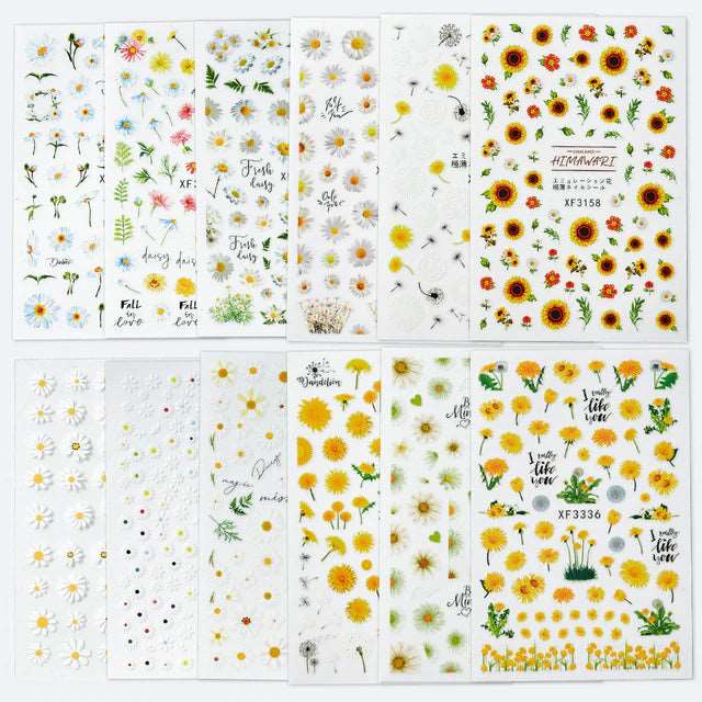 Decorate Stickers Silicone Resin Supplies Kit 12 pcs | Fillings - Resinarthub