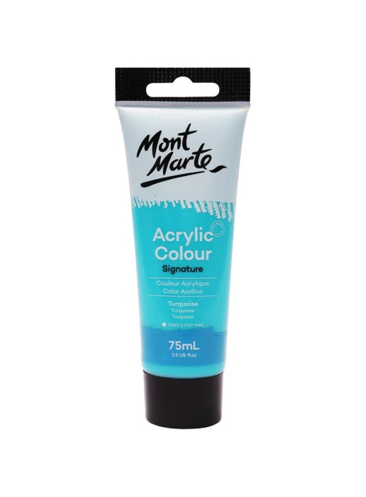 Mont Marte-Acrylic Color 75ml Turquoise | Pigment - Resinarthub