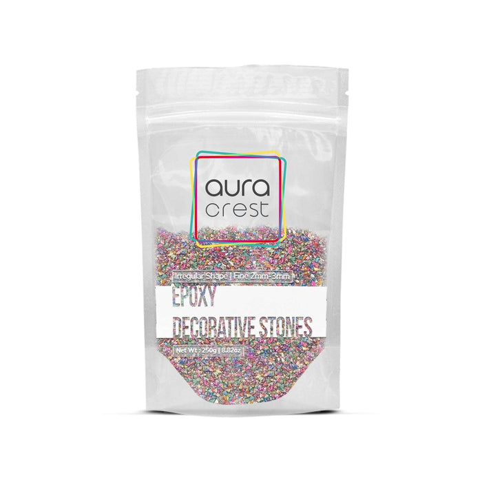 Aura Crest Epoxy Decorative Stones (250grams) | Fillings - Resinarthub