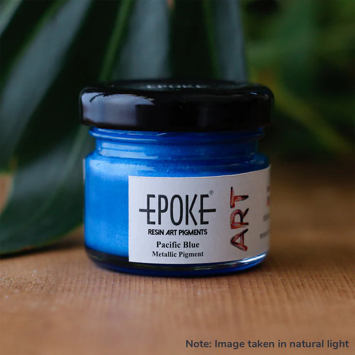Pacific Blue (Metallic) - Mini Pigment Paste -20g | Epoxy Resin - Resinarthub