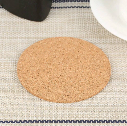 Natural Cork Coaster for Art and Craft 10pcs | Tools - Resinarthub