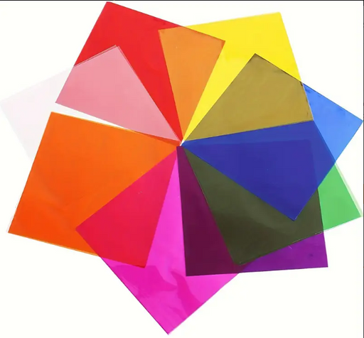 Multi Color Cellophane Sheets(40pcs) | Tools - Resinarthub
