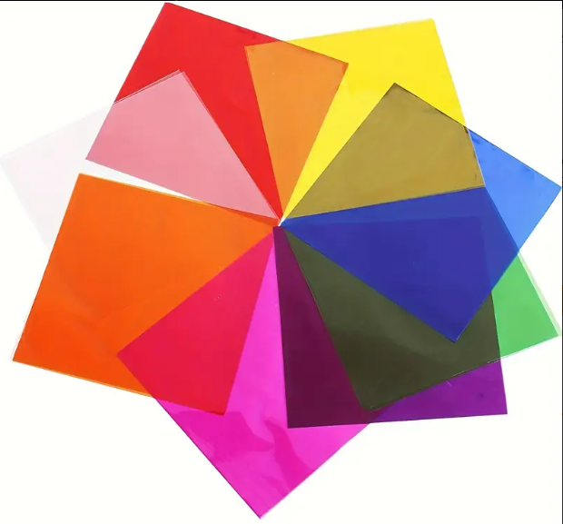 Multi Color Cellophane Sheets(40pcs) | Tools - Resinarthub