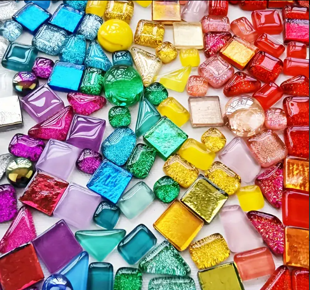 Sparkling Mixed Color Crystal Glass for Resin Art(150pcs) | Fillings - Resinarthub