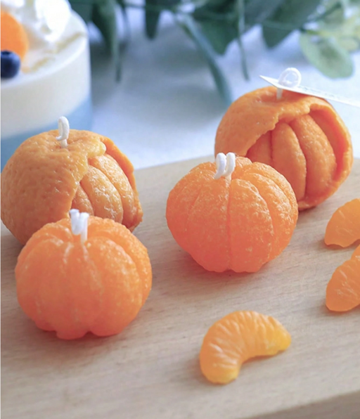 Orange Fruit Shaped Silicone Mold for Candle Making |  - Resinarthub