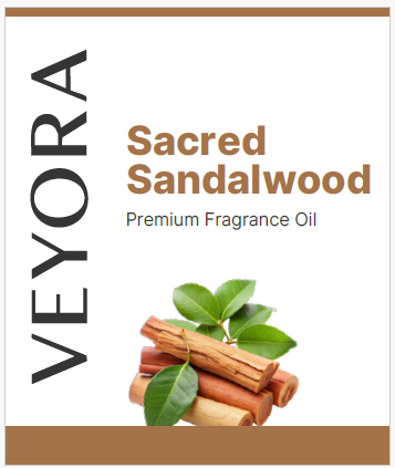 Veyora Sacred Sandal Wood Fragrance Oil for Candle Making